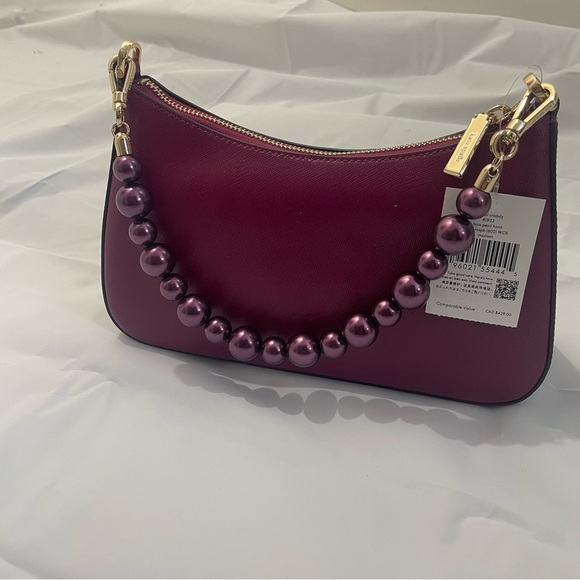 Kate Spade Madison Faux Pearl Medium Convertible Crossbody - NWT ๐โจ - Picture 3 of 13